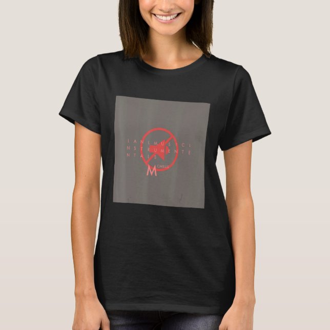 LanL Musikinstrumentalledesign T Shirt (Framsida)