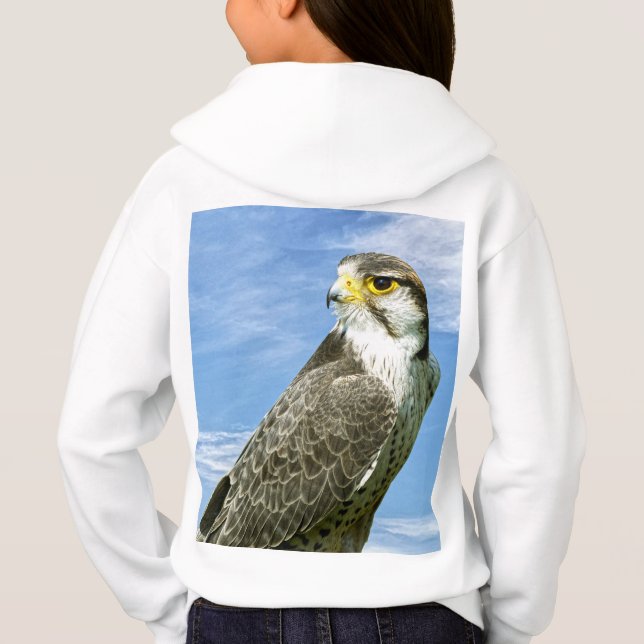 Lanner Falcon genomsöktes T Shirt (Baksida)