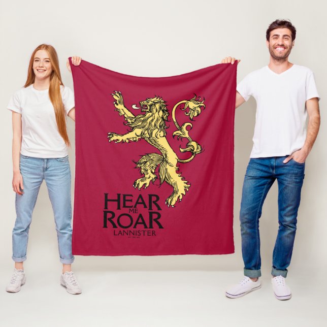 Lannister Sigil - Hear Me Roar Fleecefilt (På plats)