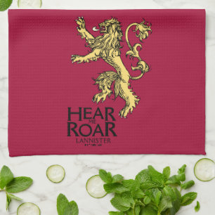 Lannister Sigil - Hear Me Roar Kökshandduk
