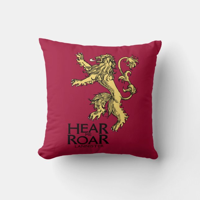 Lannister Sigil - Hear Me Roar Kudde (Framsida)
