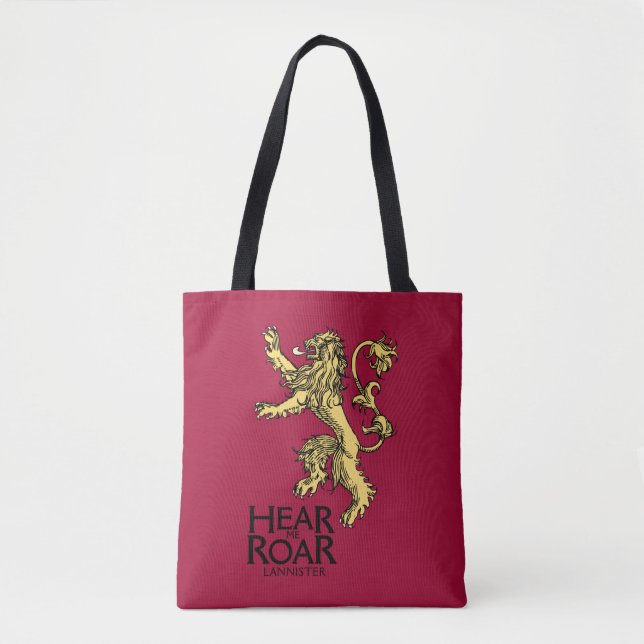 Lannister Sigil - Hear Me Roar Tygkasse (Framsida)