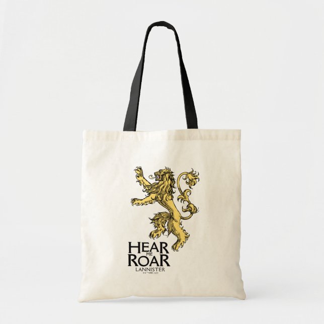 Lannister Sigil - Hear Me Roar Tygkasse (Framsidan)