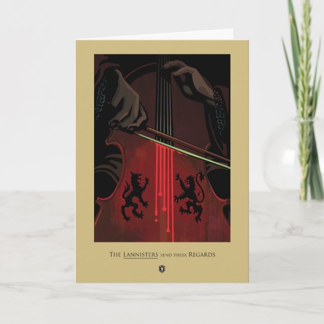 Lannister skickar sina varningar kort (Framsida)