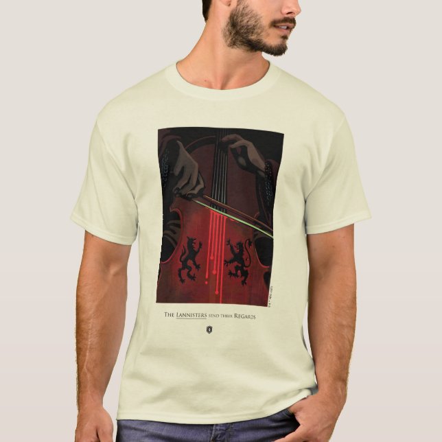 Lannister skickar sina varningar t shirt (Framsida)