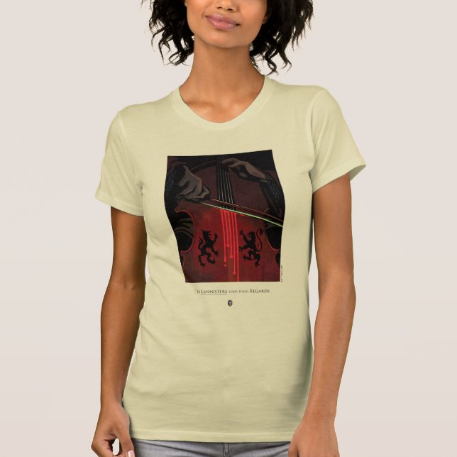 Lannister skickar sina varningar t shirt (Framsida)