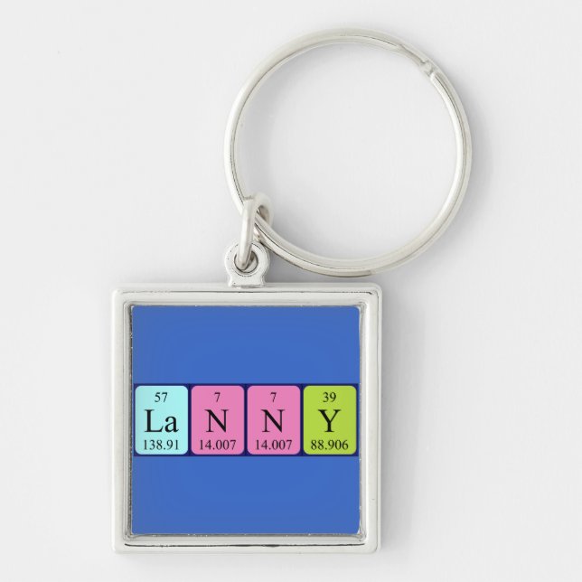 Lanny Periodisk bord namn nyckelring (Framsidan)