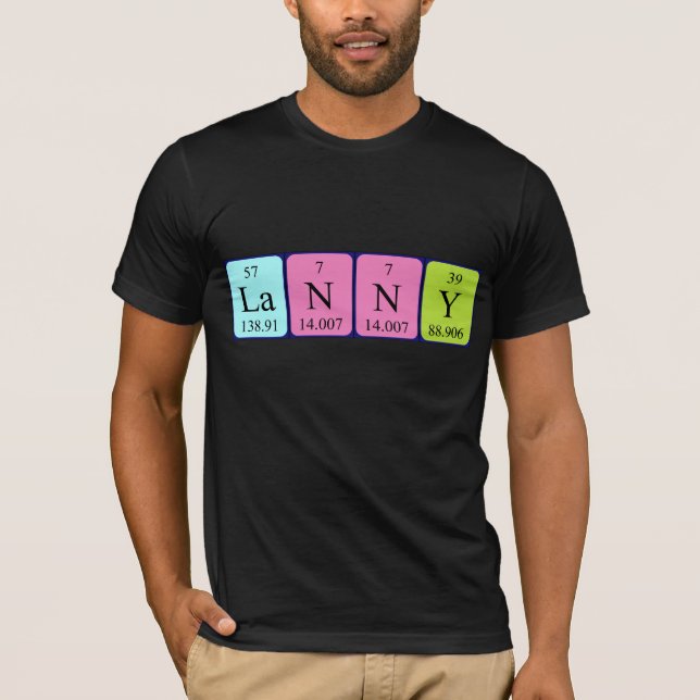 Lanny periodisk skjorta bord namn t-shirt (Framsida)