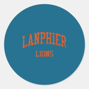 Lanphier High School Hs Springfield Runt Klistermärke