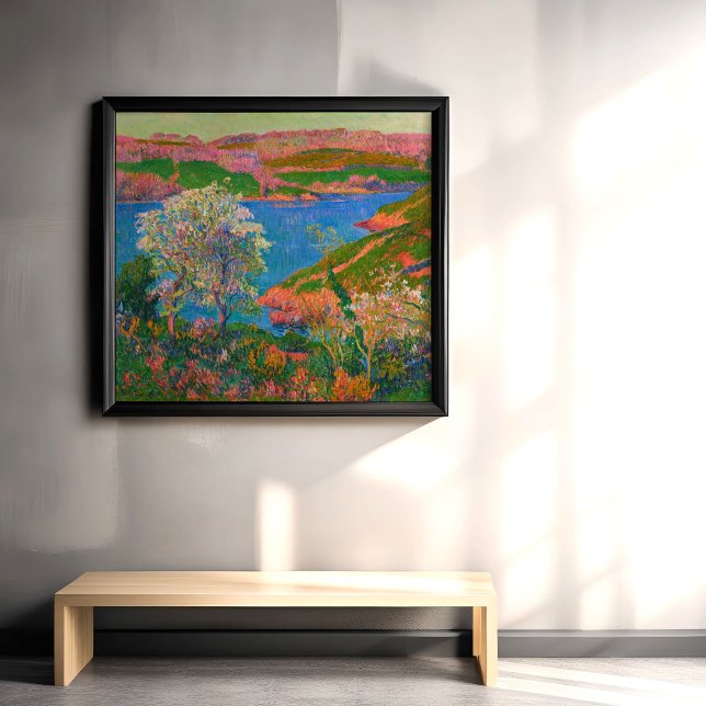 L'Anse du Goulineau, Henry Moret Poster (Skapare uppladdad)