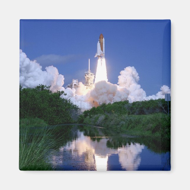 Lansering av rymdpennan magnet (Framsidan)