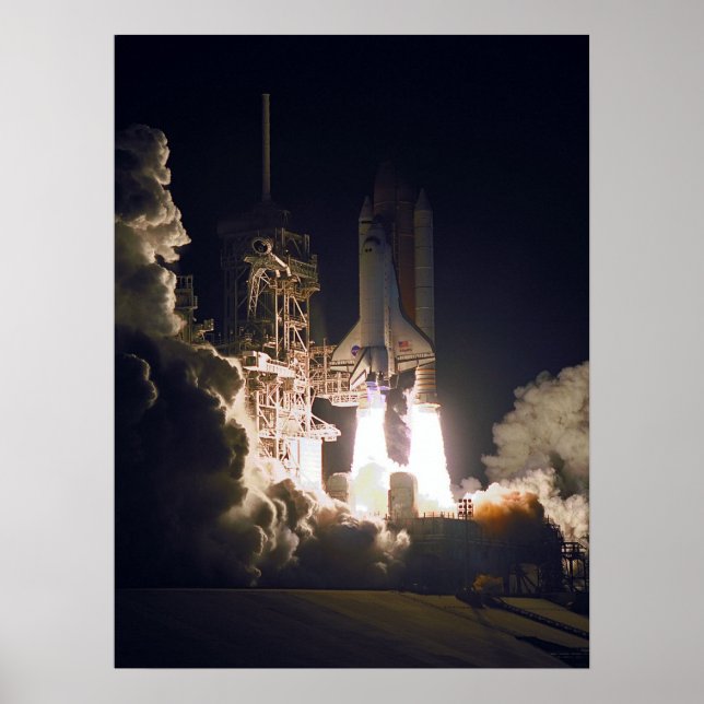 Lansering av Space Shuttle Atlantis (STS-101) Poster (Framsidan)