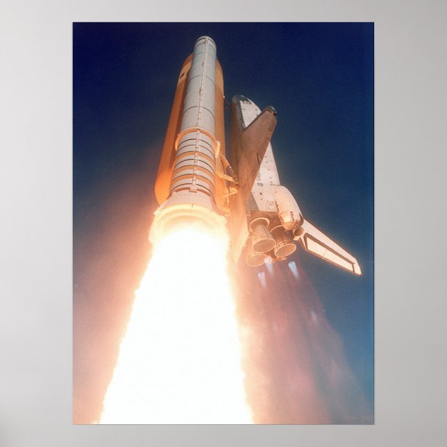 Lansering av Space Shuttle Atlantis (STS-110) Poster (Framsidan)