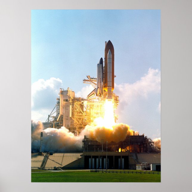 Lansering av Space Shuttle Atlantis (STS-112) Poster (Framsidan)