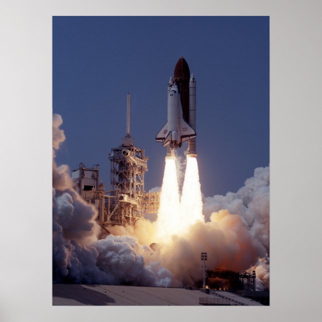 Lansering av Space Shuttle Atlantis (STS-30) Poster (Framsidan)