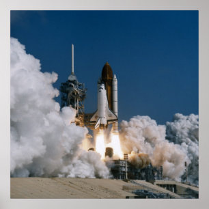 Lansering av Space Shuttle Atlantis (STS-46) Poster