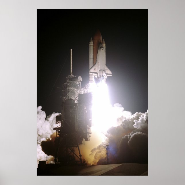 Lansering av Space Shuttle Atlantis (STS-76) Poster (Framsidan)