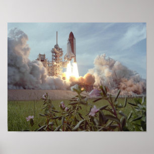 Lansering av Space Shuttle Challenger (STS-51F) Poster
