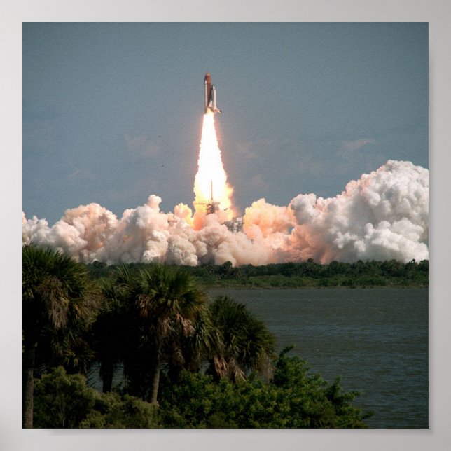 Lansering av Space Shuttle Columbia (STS-52) Poster (Framsidan)