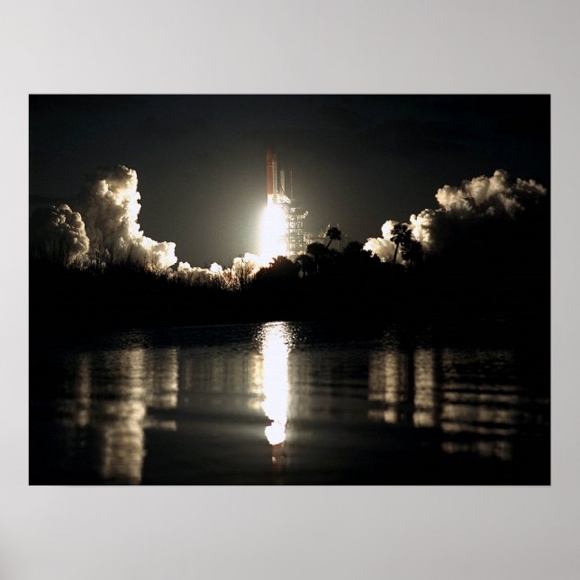 Lansering av Space Shuttle Columbia (STS-61C) Poster (Framsidan)