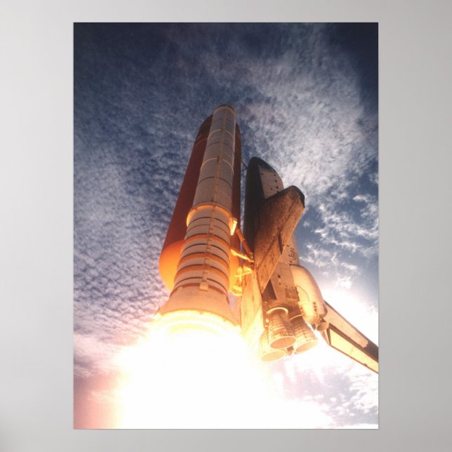 Lansering av Space Shuttle Columbia (STS-73) Poster (Framsidan)