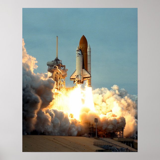 Lansering av Space Shuttle Columbia (STS-87) Poster (Framsidan)