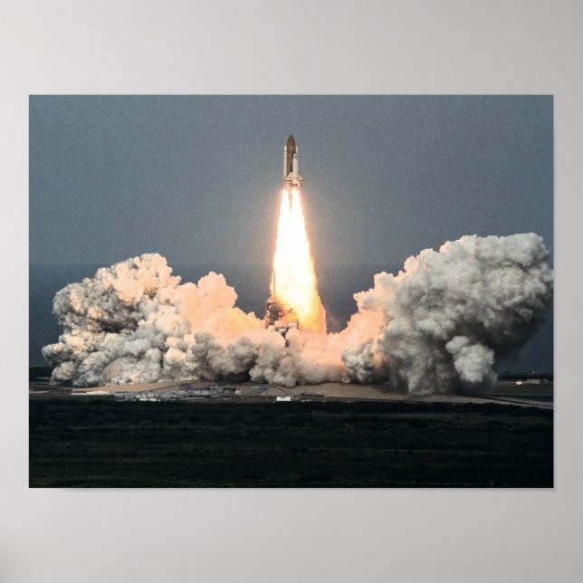 Lansering av Space Shuttle Columbia (STS-87) Poster (Framsidan)