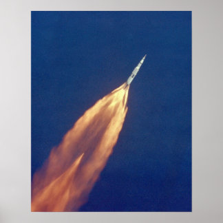 Lanseringen av Apollo 11 Poster