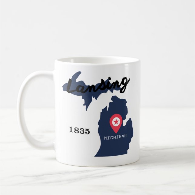 Lansing coffee mug  kaffemugg (Vänster)