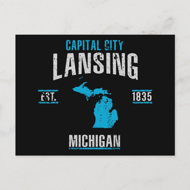 Lansing Vykort (Framsida)