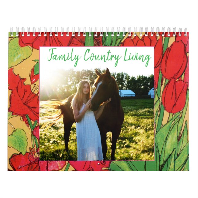 Länsliv och stilkalender kalender (Omslag)