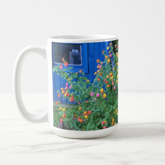 Lantana-blommor Kaffemugg (Vänster)