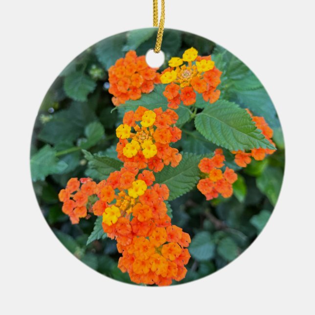 Lantana Julgransprydnad Keramik (Framsidan)