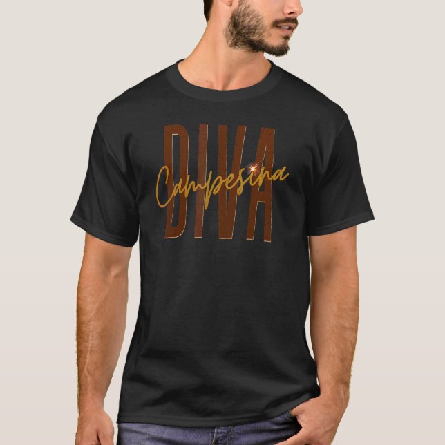 Lantbrukardiva T Shirt (Framsida)