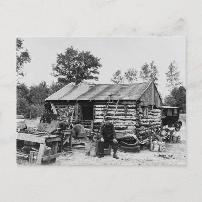 Lantbrukare, 1937 vykort (Framsida)