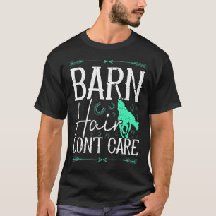 Lantbrukare Hår Spelar Ingen Roll Ridar Hästbonde T Shirt
