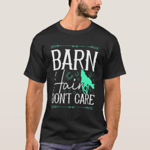 Lantbrukare Hår Spelar Ingen Roll Ridning Häst Bon T Shirt