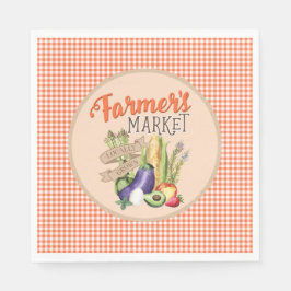 Lantbrukare marknadsför babyskor pappersservett