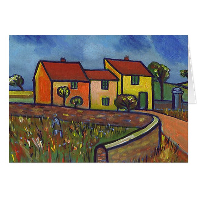 LANTBRUKARHEM I PROVENCE HÄLSNINGSKORT (Framsidan Horizontal)