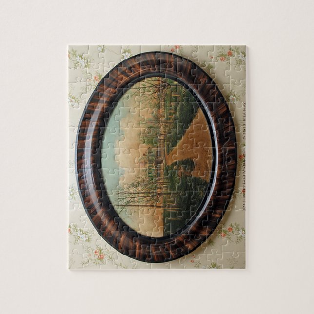 Lantbrukarhemmålning Pussel (Vertikal)