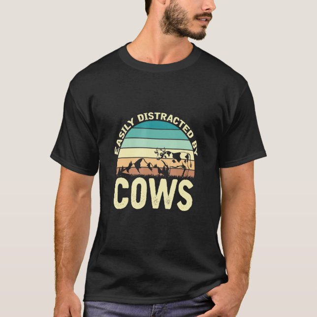 Lantbruksdjur  Lantbrukare Ko T Shirt (Framsida)