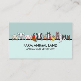 Lantbruksdjur Veterinär Visitkort