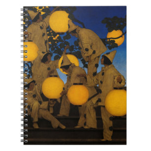 Lantern Bearers, 1908 av Maxfield Parrish Anteckningsbok