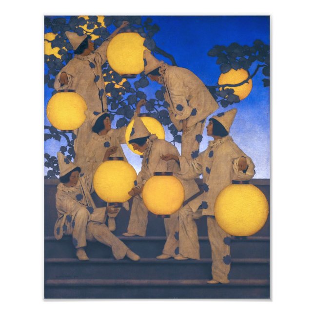 Lantern Bearers | Maxfield Parrish | Fototryck (Framsidan)