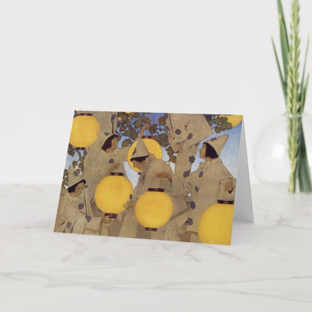 Lantern Bearers - Maxfield Parrish Kort (Framsida)