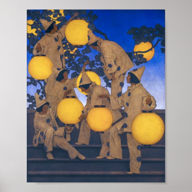 Lantern Bearers | Maxfield Parrish | Poster (Framsidan)