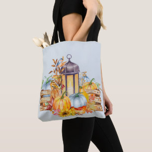 Lantern, Blue Bird och Sunblommor Tygkasse