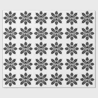 Lantern & Holly Snowflake Presentpapper
