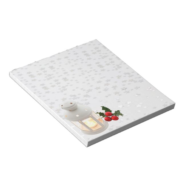 Lantern och Holly Anteckningsblock (Vinklad)