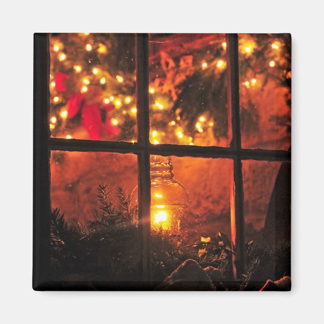 Lantern på natten magnet (Framsidan)